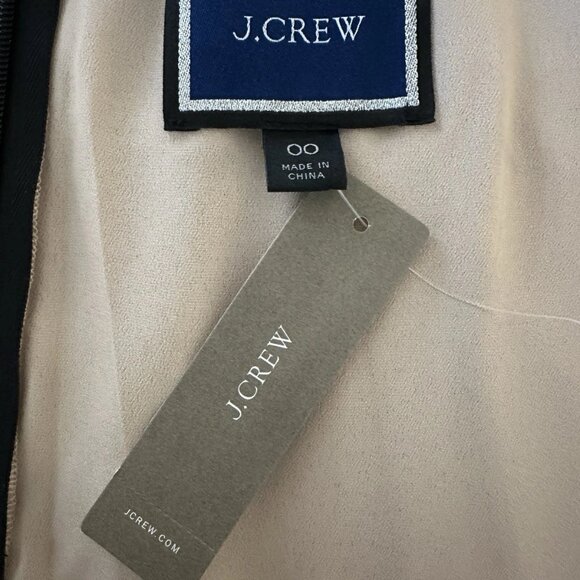 👗✨ NWT J.Crew Polka Dot Tulle A-Line Midi Skirt Black Size 00 Elegant - Picture 11 of 13